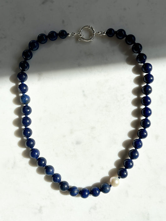Lapis Lazuli O’Clock Necklace