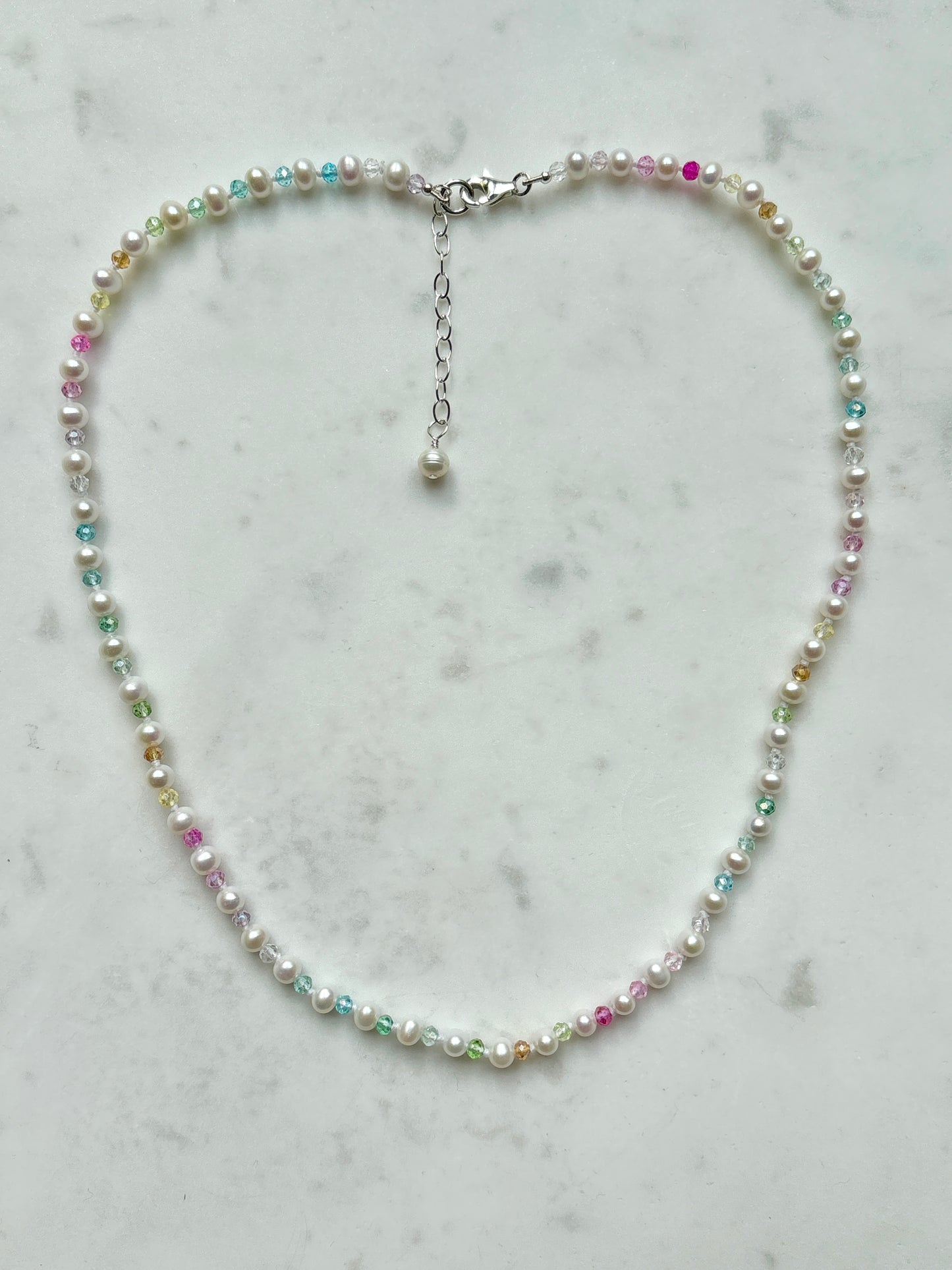Rainbow Sprinkles Mini Necklace