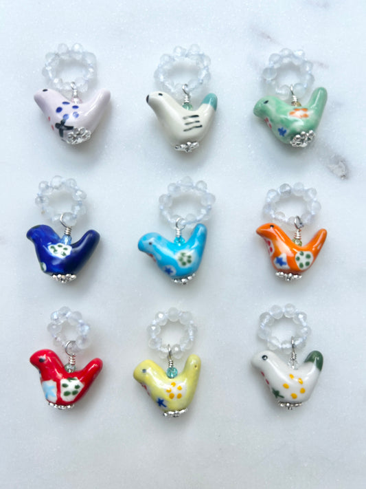 Bon Bon Birdie Pendant - 6mm