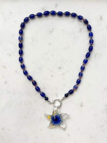 Celestial Star Burst Abyss Necklace - One of A Kind