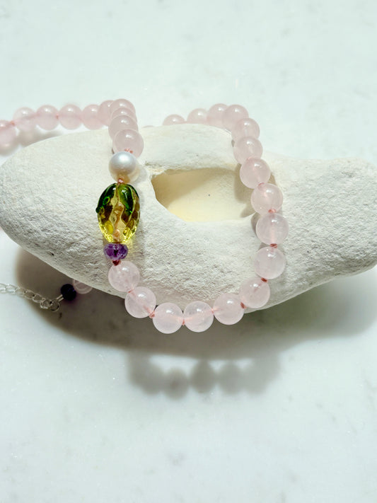 Pineapple Fruit Loops Necklace