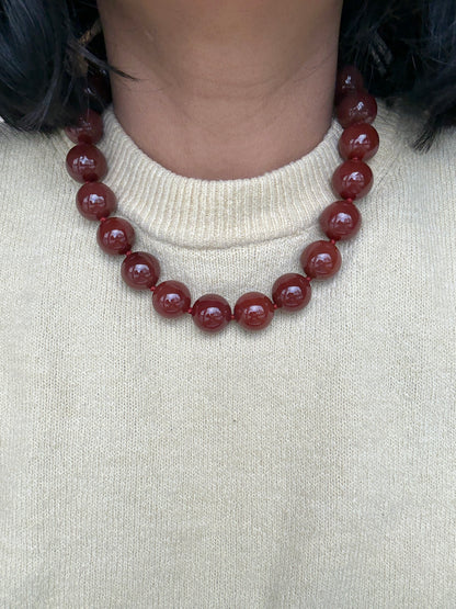 Cinnamon Bold Deluxe Necklace - One Of A Kind