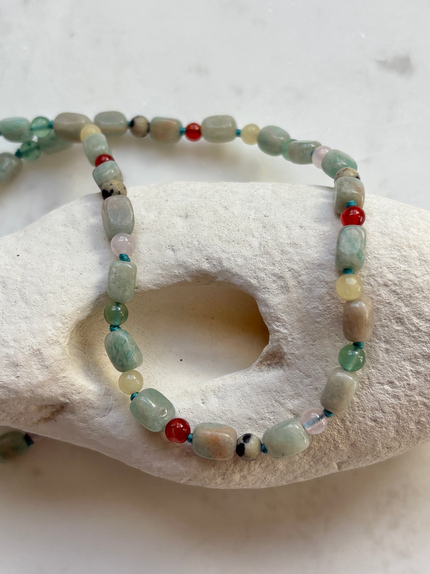 Tutti Bloom Amazonite Necklace