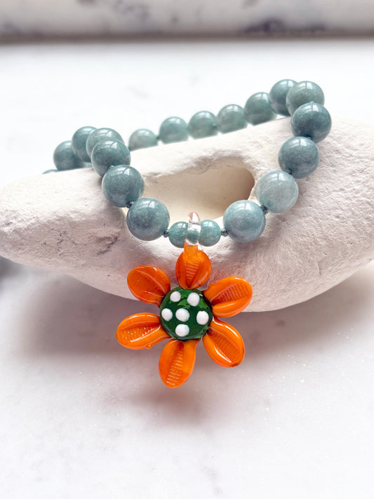 Whispers In Bloom Jade Necklace