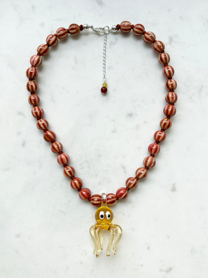 Little Kraken Golden Necklace - Limited