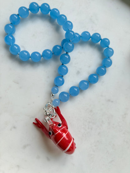 Powder Blue Bold Necklace