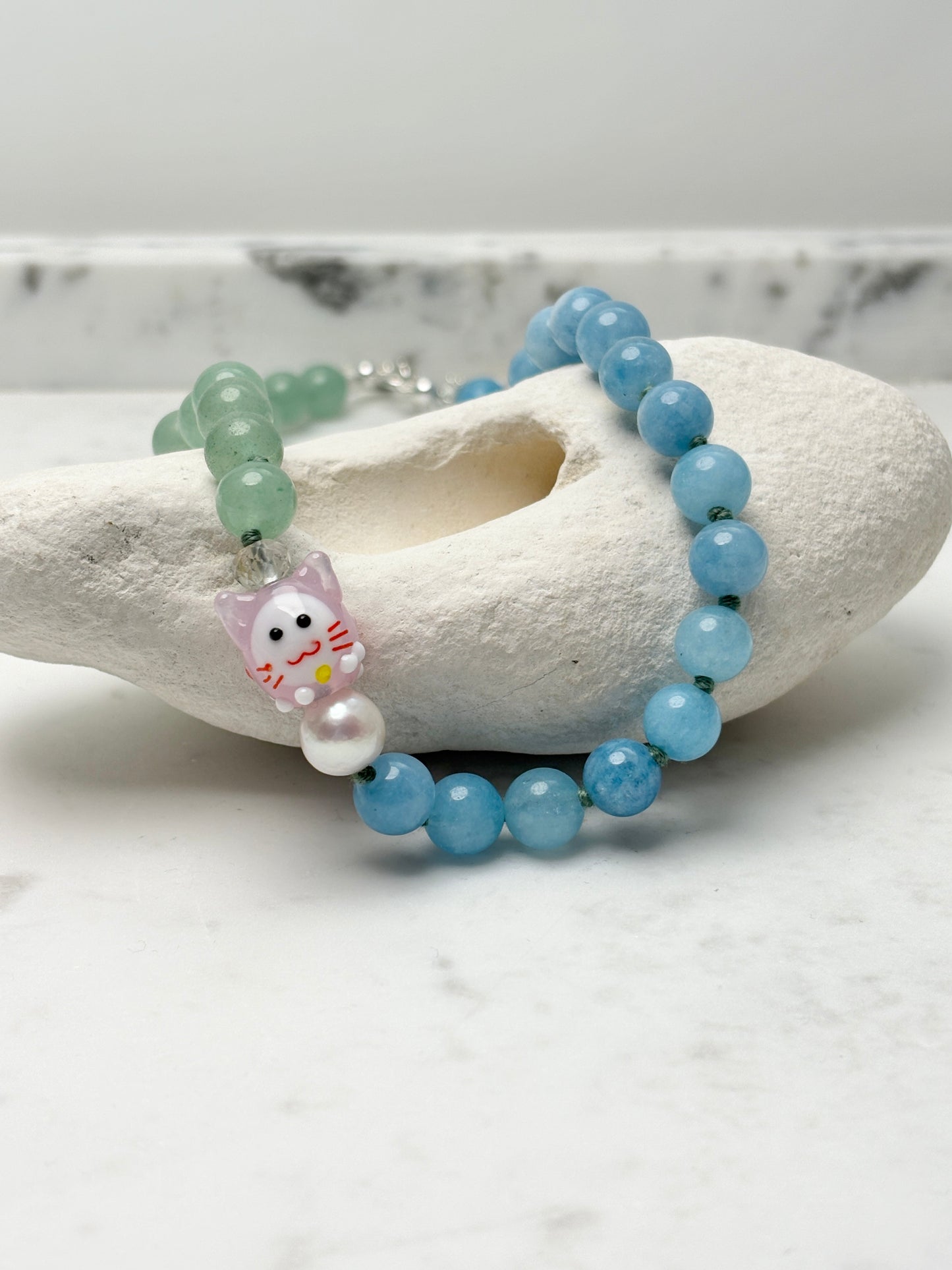 Lucky Kitty Sky Necklace - Limited