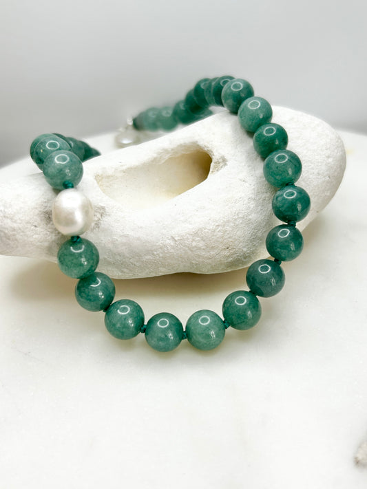 Burmese Jade O’Clock Necklace