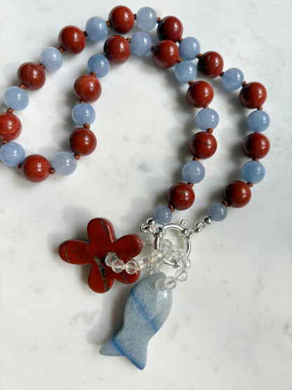 Cool Jasper Spritz Deluxe Necklace - Limited