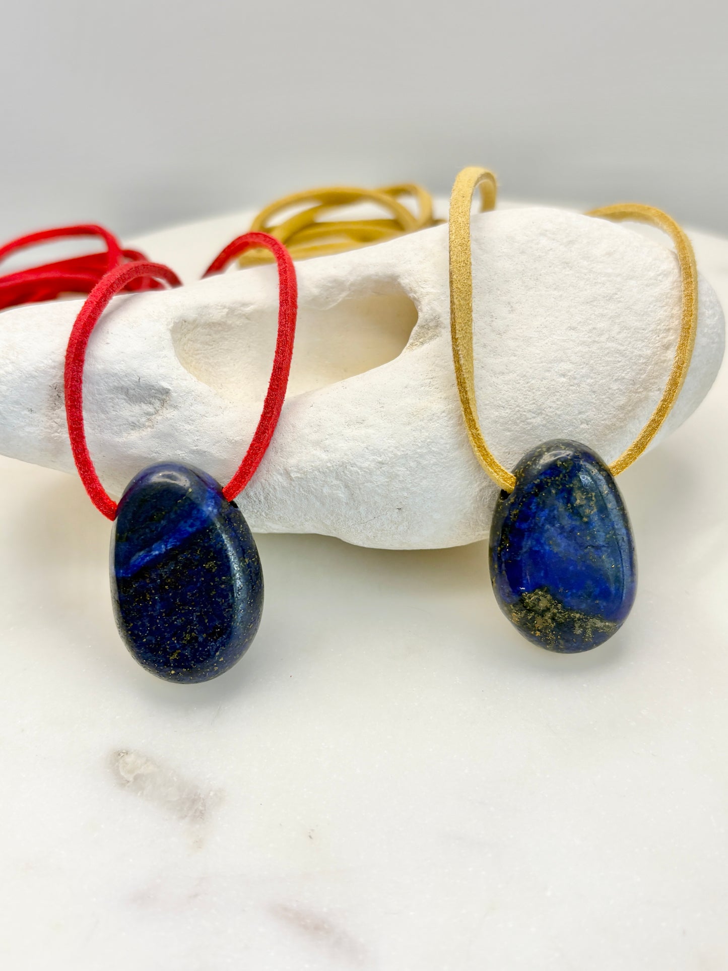 Lapis Lazuli Pebble Pendant