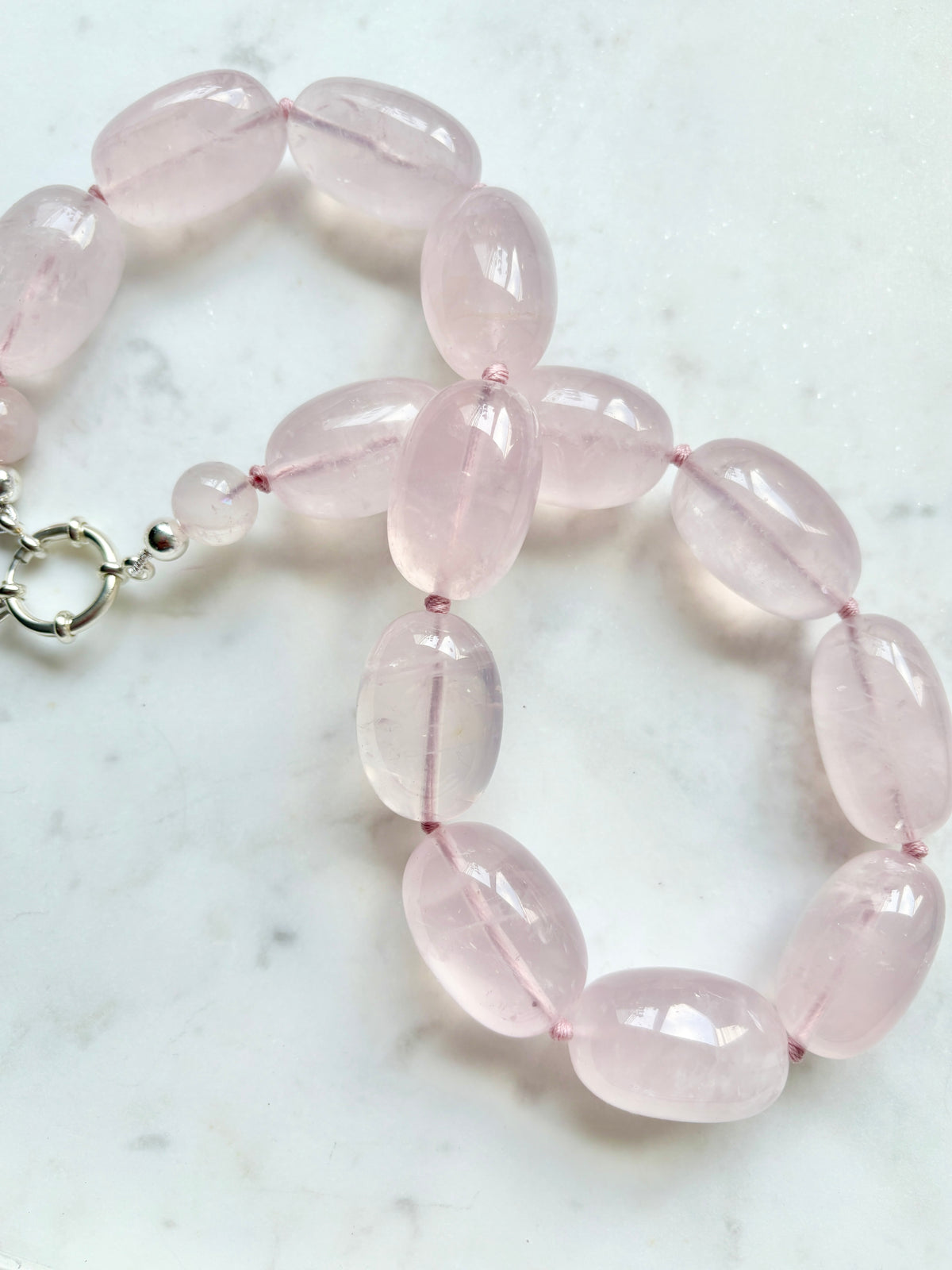 Dreamy Rosé Bold Necklace - One Of A Kind