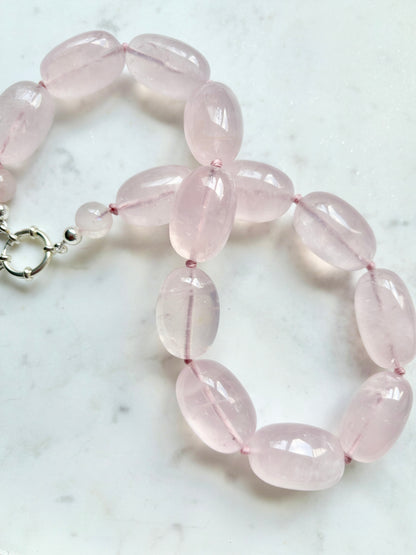 Dreamy Rosé Bold Necklace - One Of A Kind