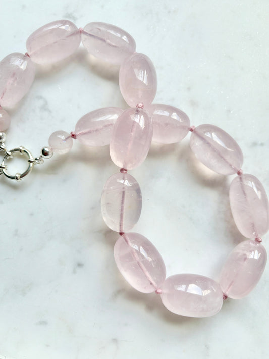 Dreamy Rosé Bold Necklace - One Of A Kind