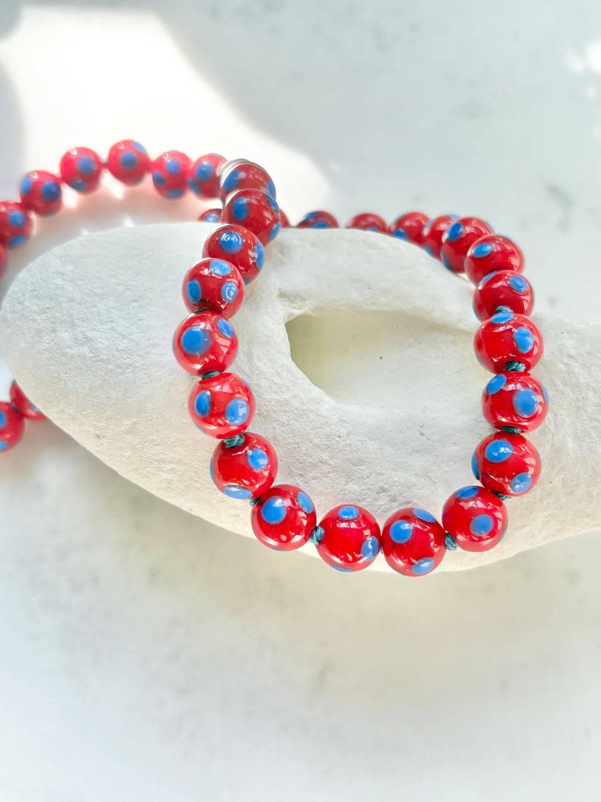 Scarlet Polka Love Bold Necklace - Limited