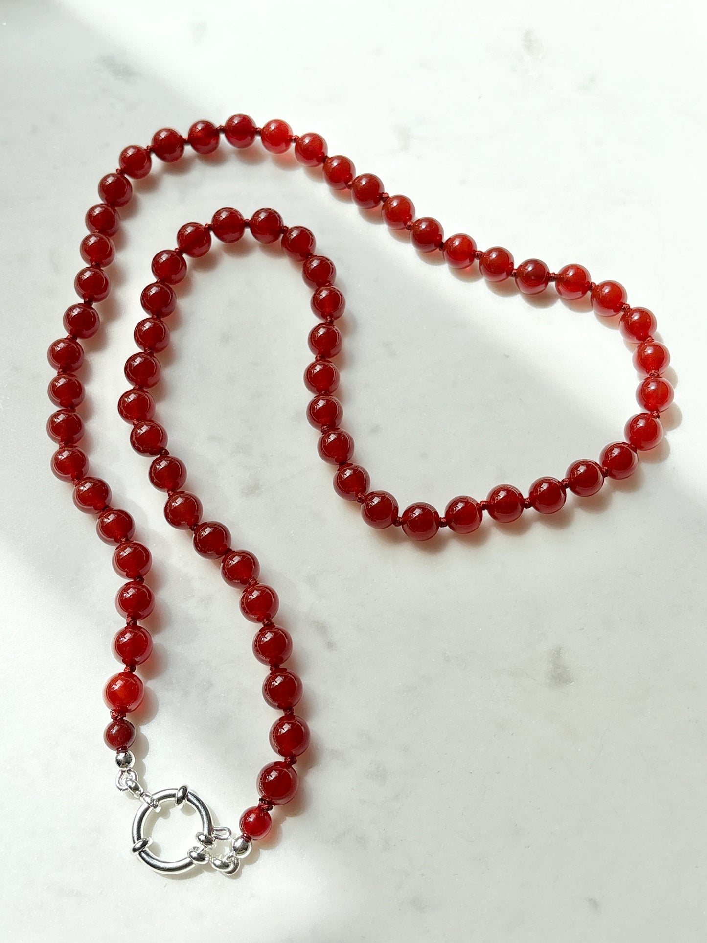 Long Cinnamon Bold Necklace - Limited