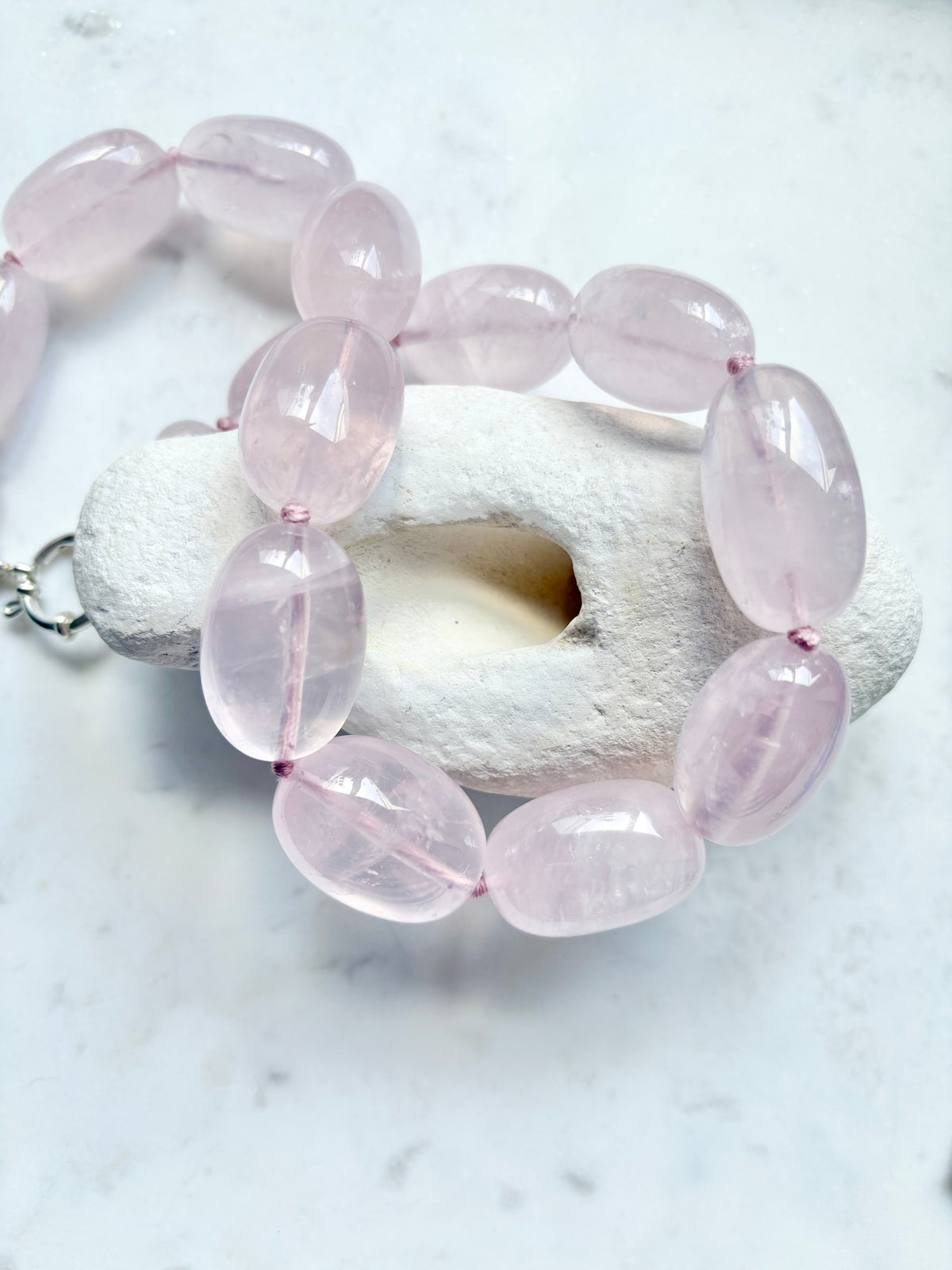 Dreamy Rosé Bold Necklace - One Of A Kind