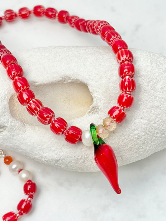 Hot Chilli Charm Necklace