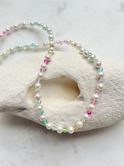 Rainbow Sprinkles Mini Necklace