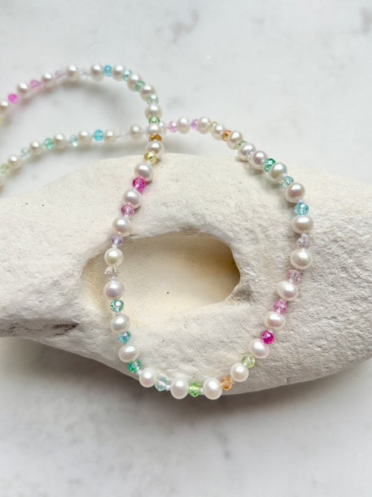 Rainbow Sprinkles Mini Necklace