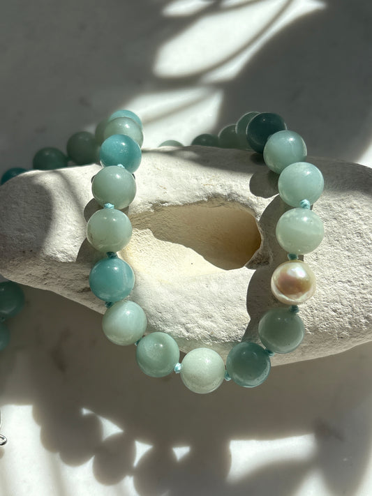 Amazonite O’Clock Necklace