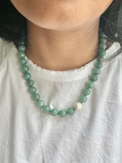 Burmese Jade O’Clock Necklace