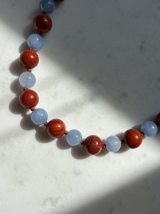 Cool Jasper Spritz Deluxe Necklace - Limited