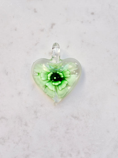 Heart In Bloom Pendant - One Of A Kind
