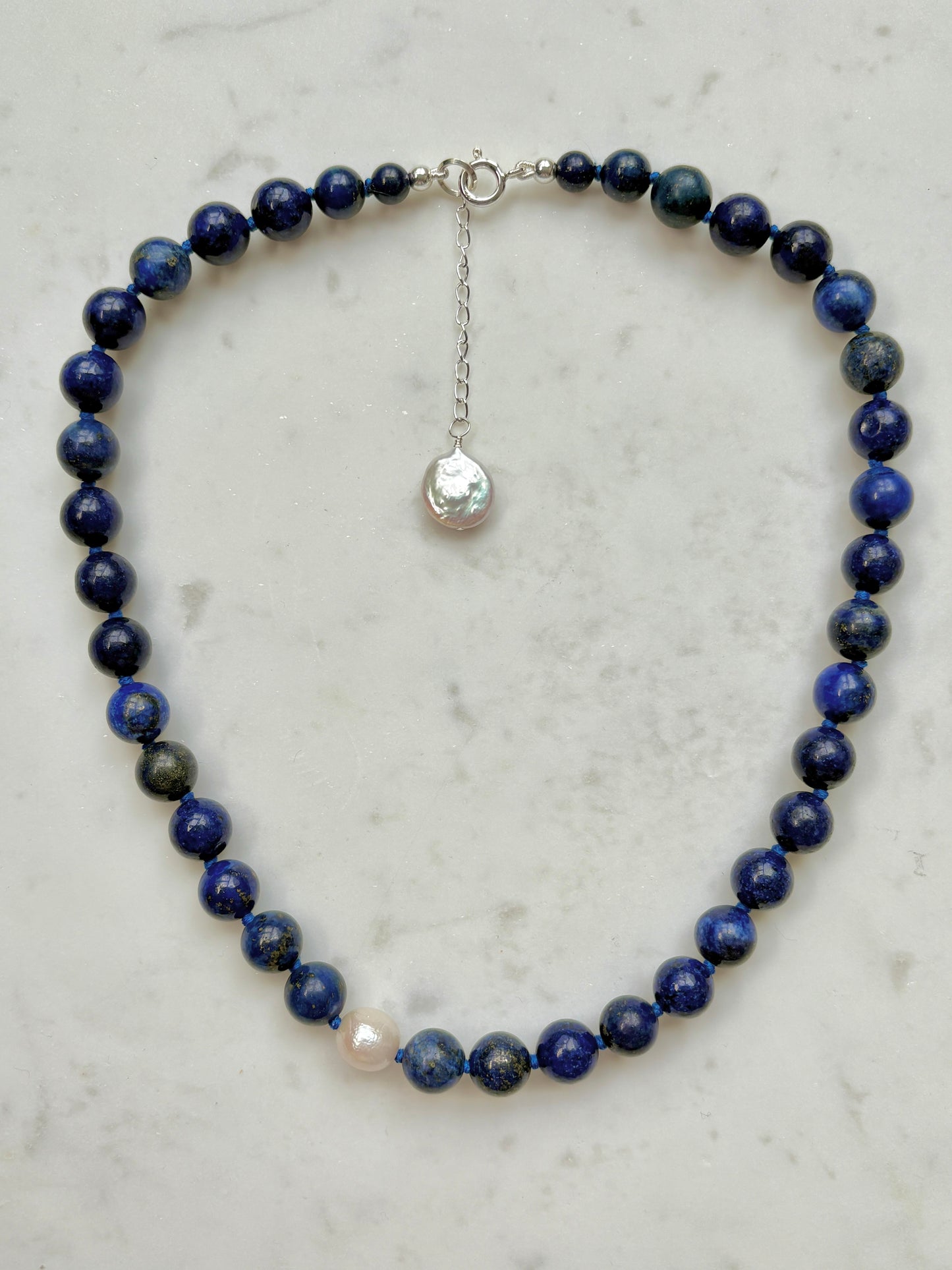 Lapis Lazuli O’Clock Necklace