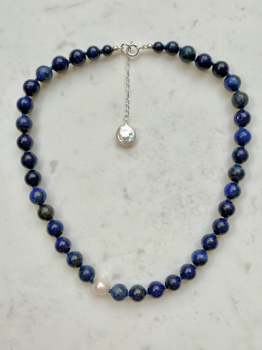 Lapis Lazuli O’Clock Necklace
