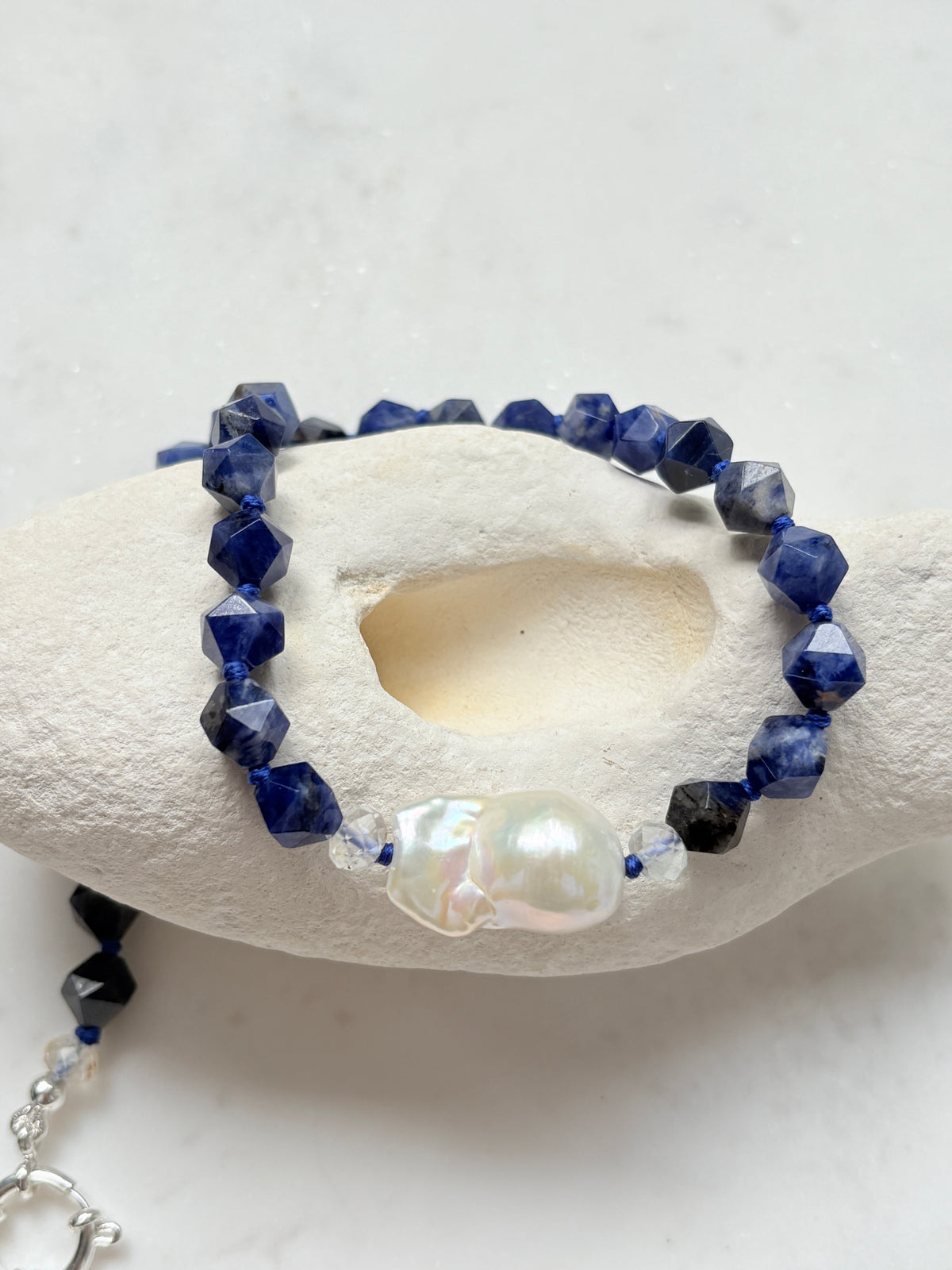 Star Cut Embrace Sodalite Necklace - Limited