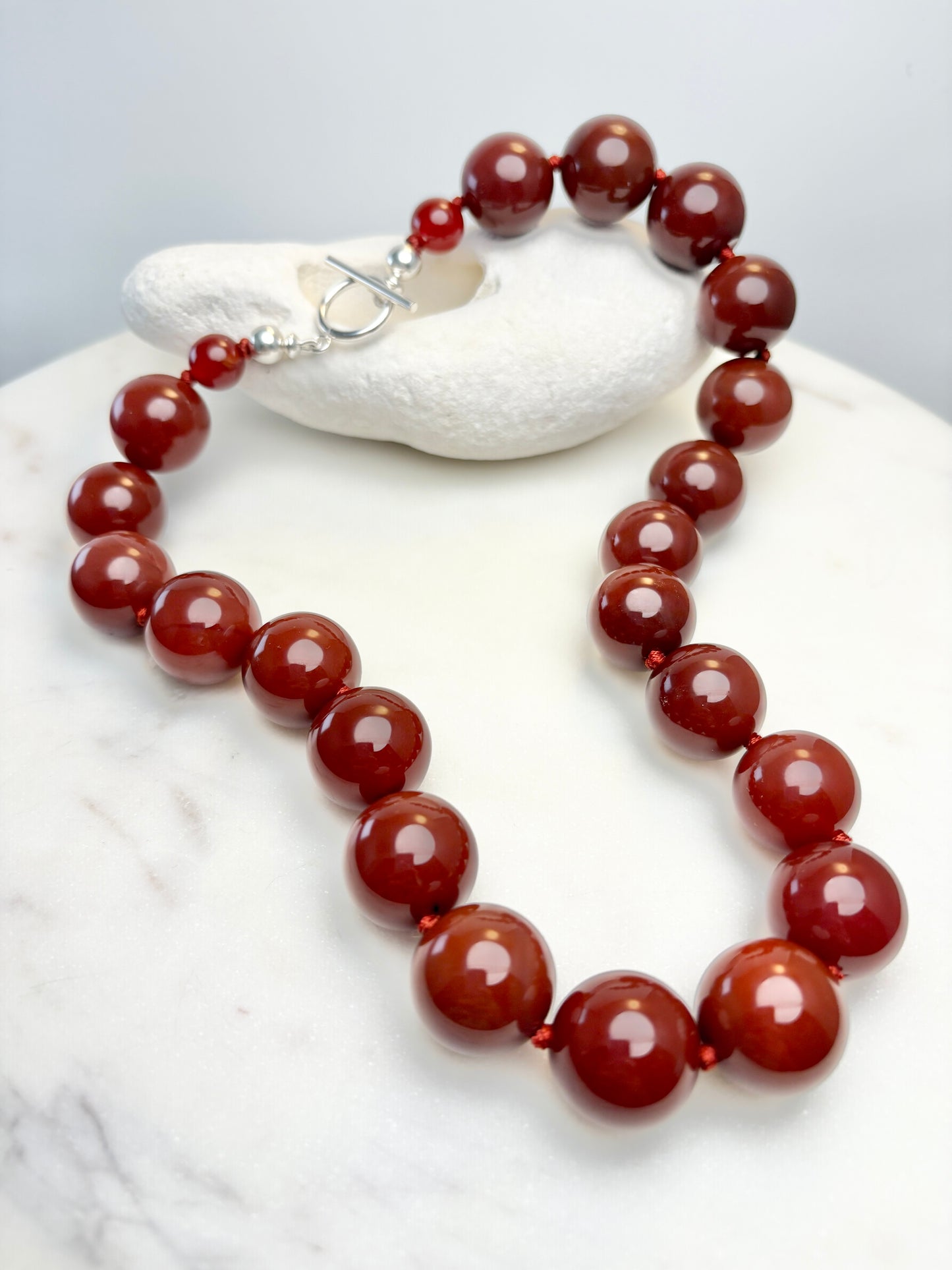 Cinnamon Bold Deluxe Necklace - One Of A Kind