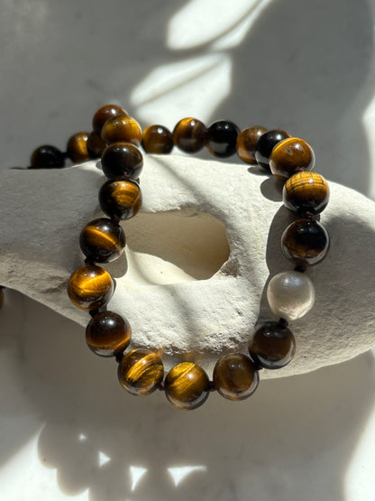 Tiger's Eye O’Clock Necklace