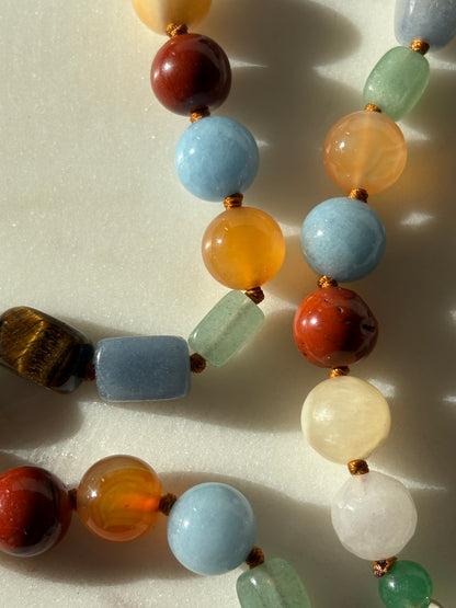 Jelly Bean Mix Necklace