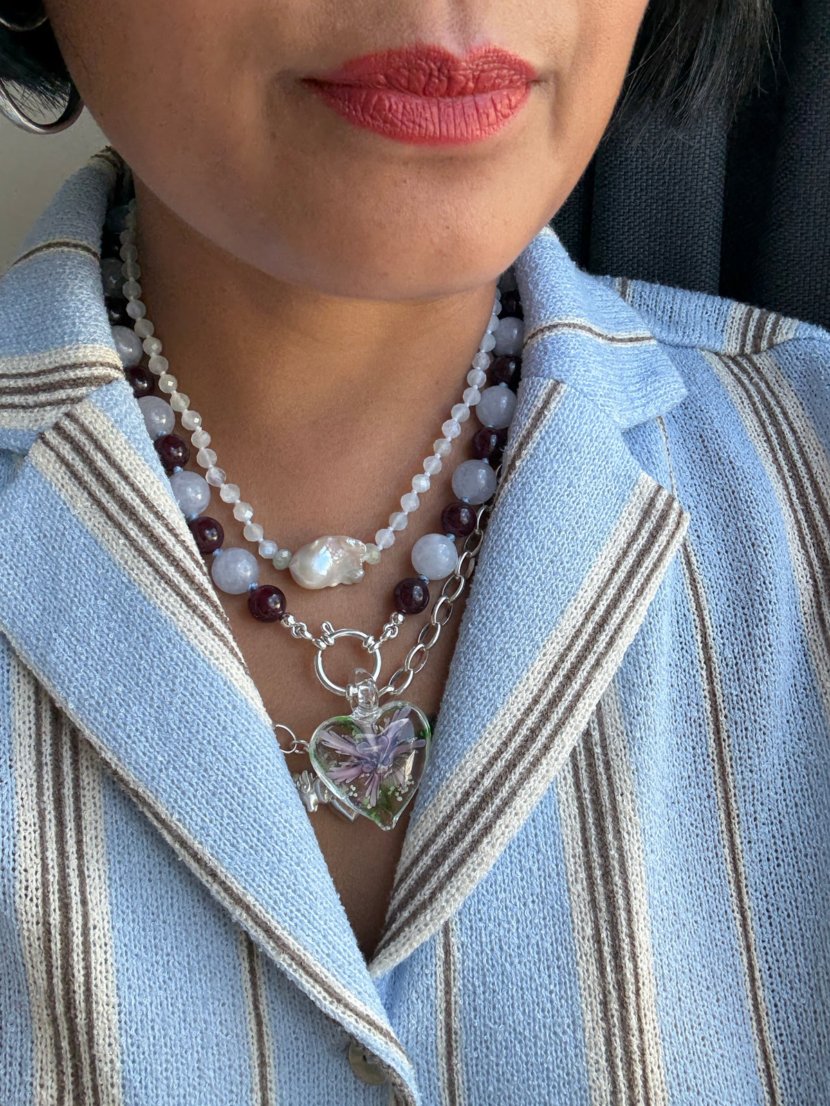 Facets Embrace Moonstone Necklace - Limited
