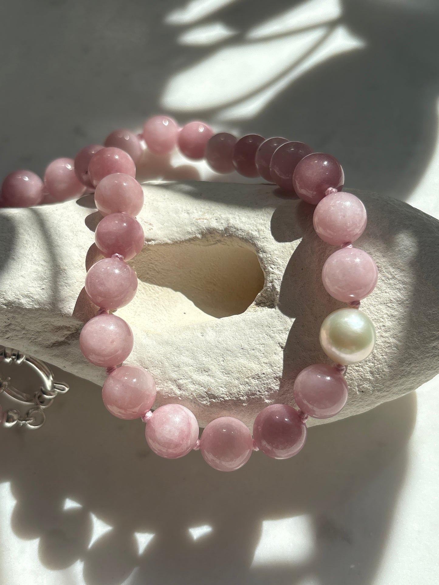 Kunzite O’Clock Necklace