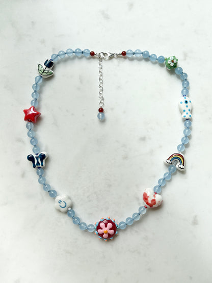 NEW Good Vibes Gem Necklace