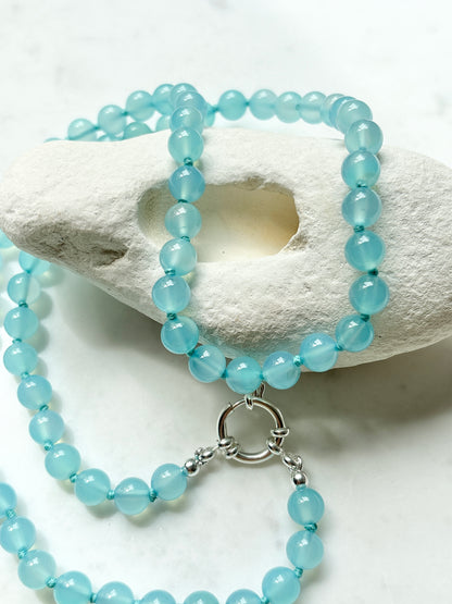 Long Azure Bold Necklace - Limited