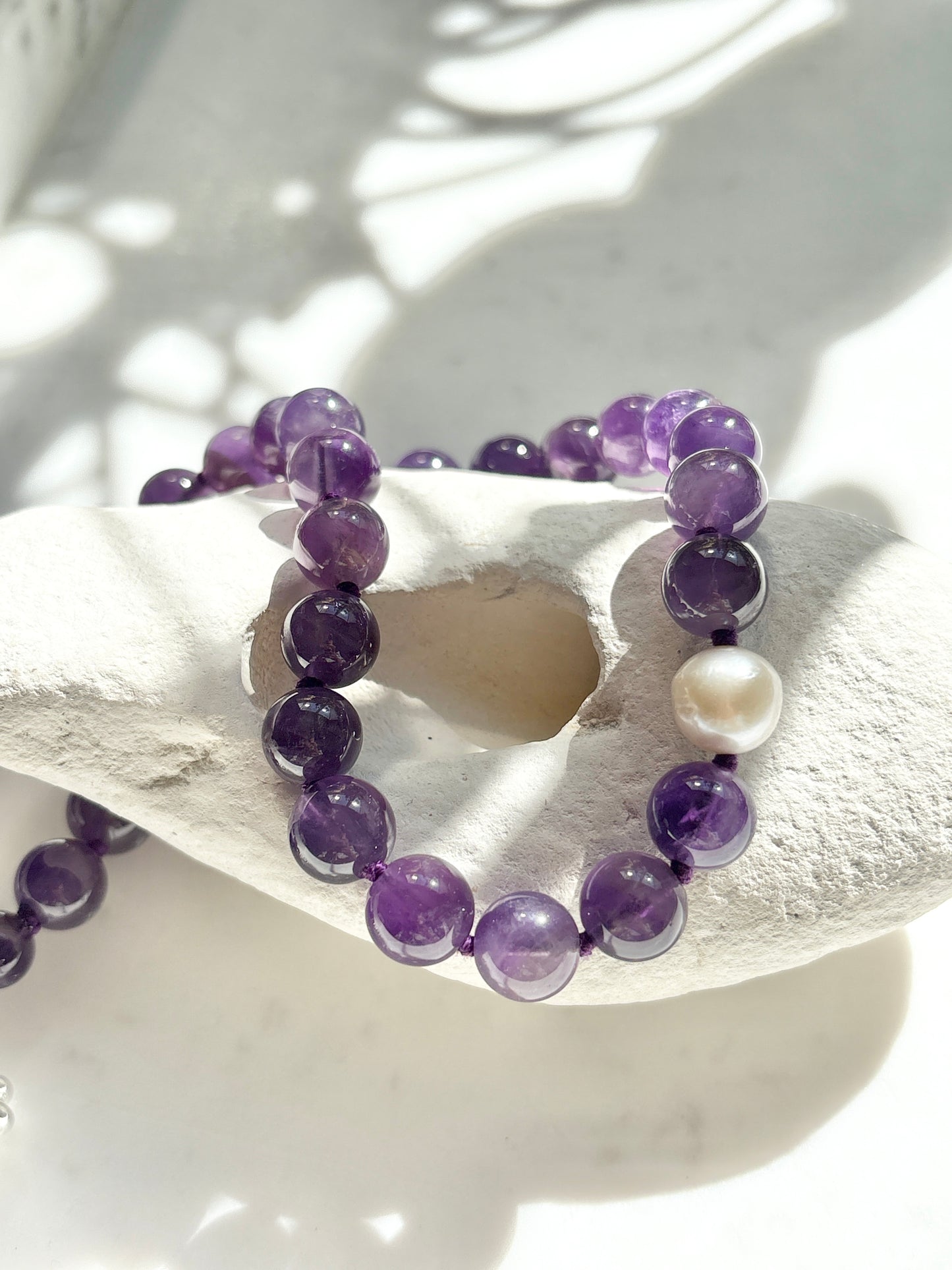 Amethyst O’Clock Necklace