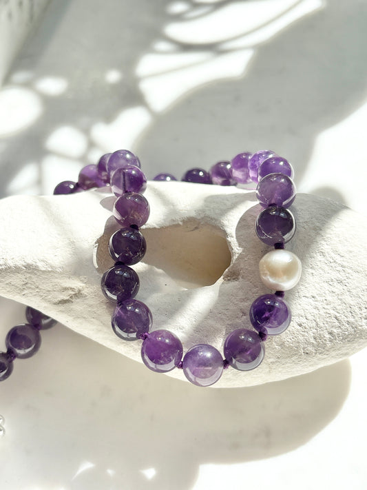 Amethyst O’Clock Necklace