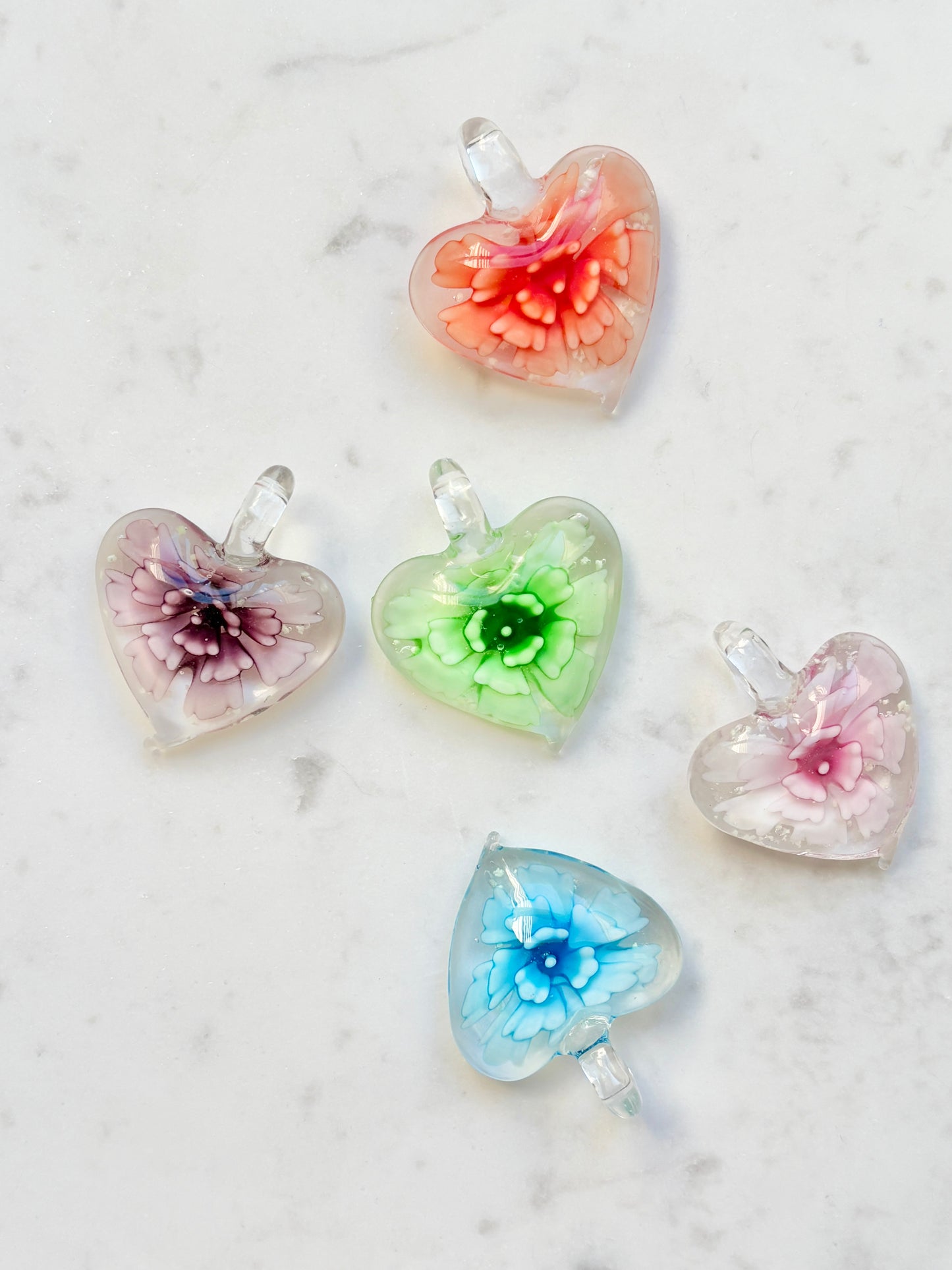 Heart In Bloom Pendant - One Of A Kind