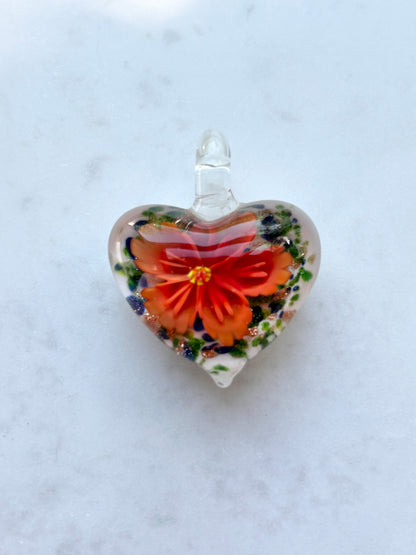 Blooming Heart Pendant - One Of A Kind