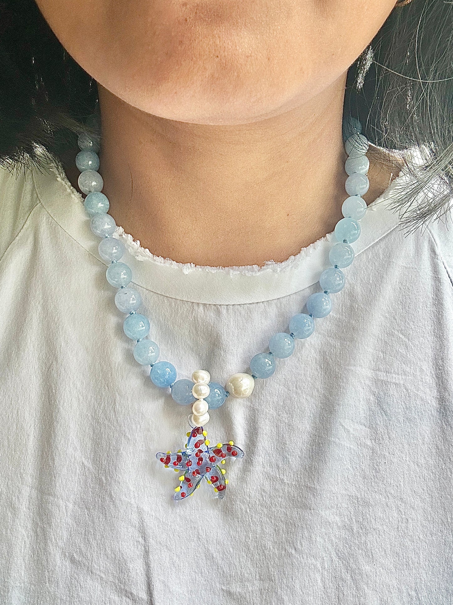 Sea Starlet Deluxe Pendant - 10mm One Of A Kind