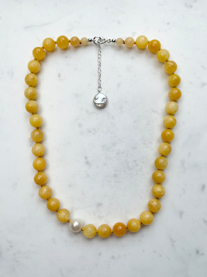 Calcite O’Clock Necklace
