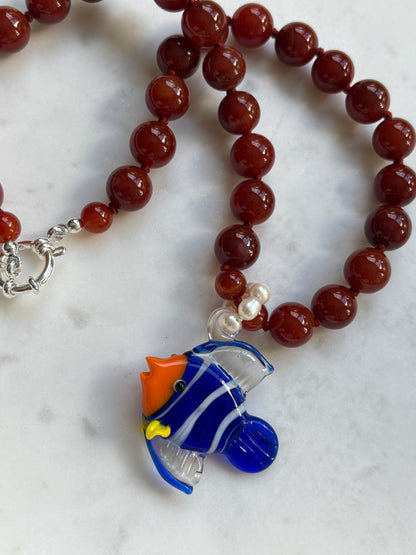 Blu Tang Necklace - One Of A Kind