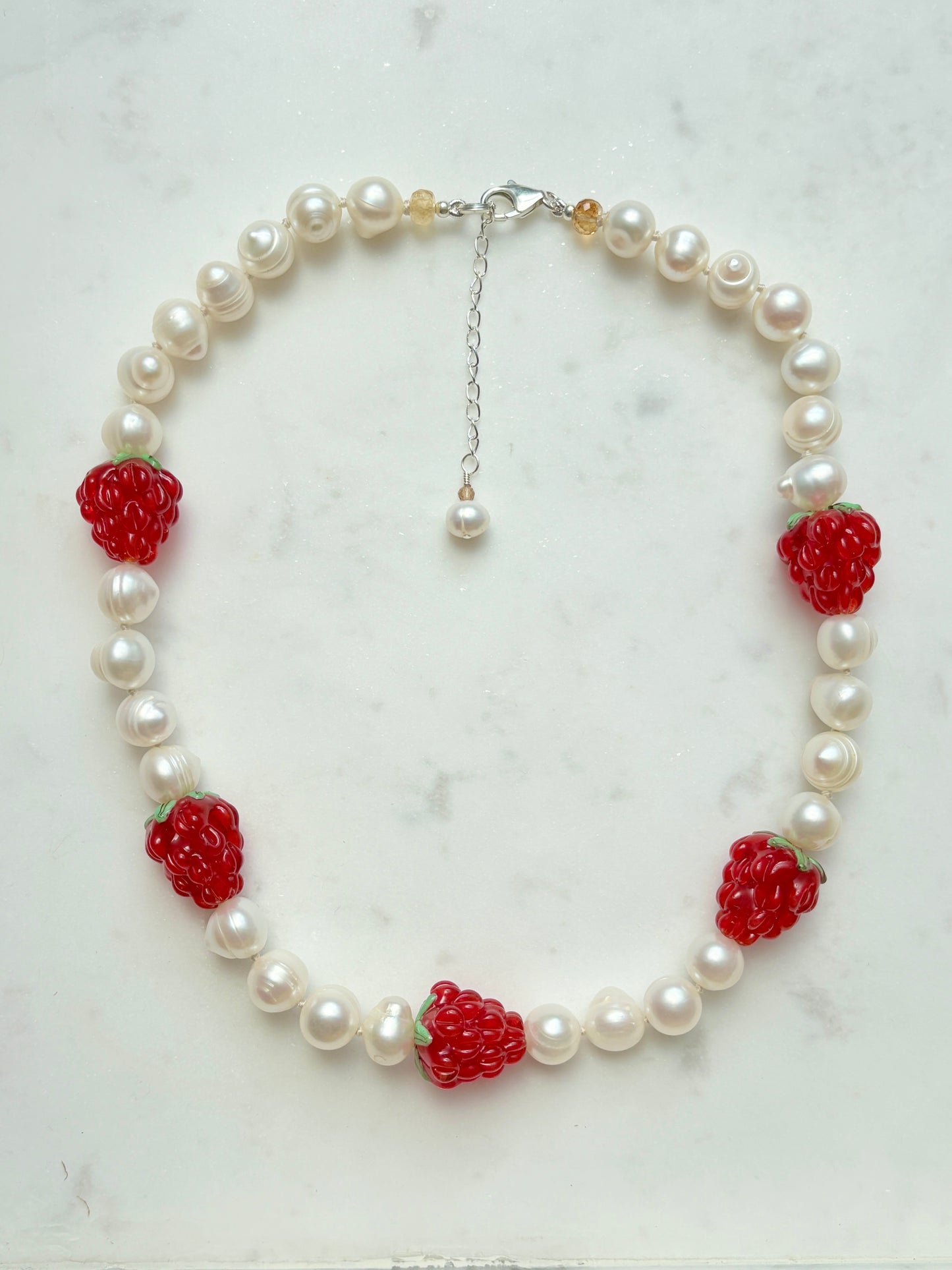 Raspberry Pickin' Necklace - Limited