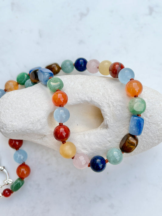 Jelly Bean Mix Necklace