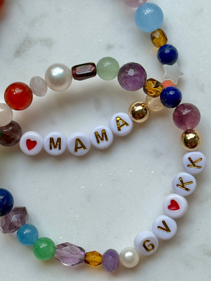 Mixed Love Note Bracelet