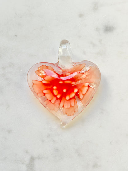 Heart In Bloom Pendant - One Of A Kind