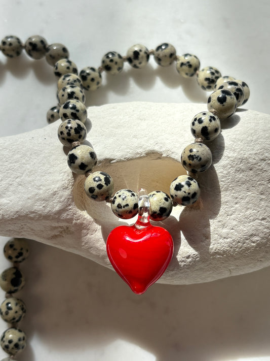 Groovy Heart Wild Necklace - Limited