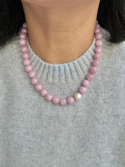 Kunzite O’Clock Necklace